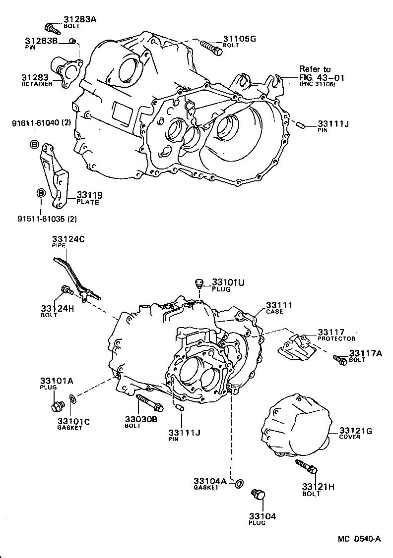 33119-32040 PLATE, STIFFENER, LH(MTM) product image