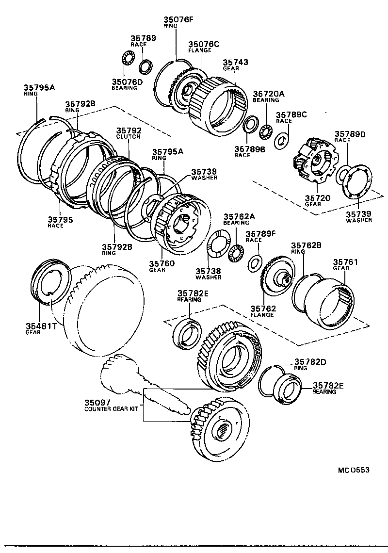 35761-32020 GEAR, REAR PLANETARY RING product image