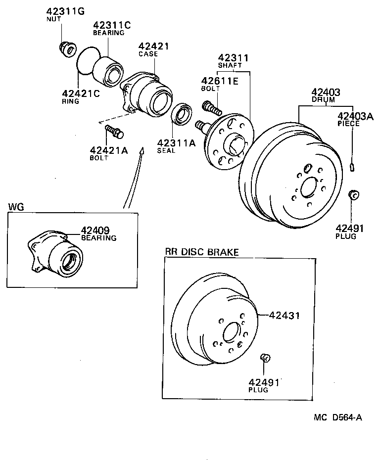 04437-32010 BOOT KIT, REAR DRIVE SHAFT product image