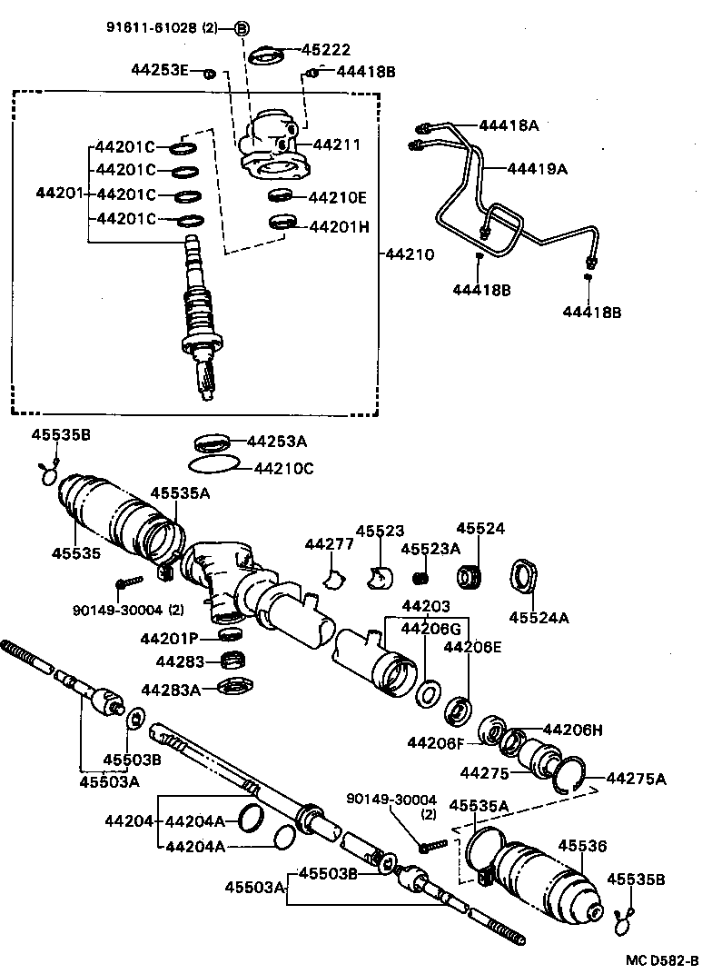 44211-32050 HOUSING, CONTROL VALVE product image
