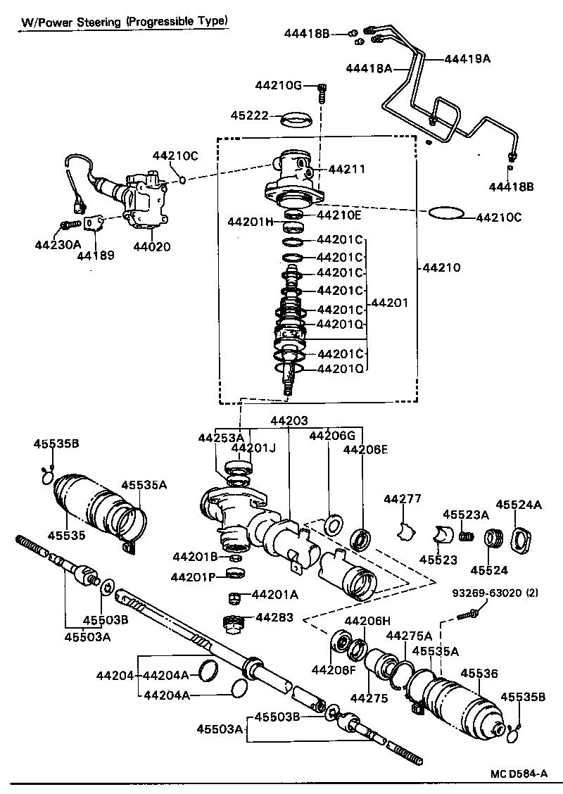 44211-32050 HOUSING, CONTROL VALVE product image