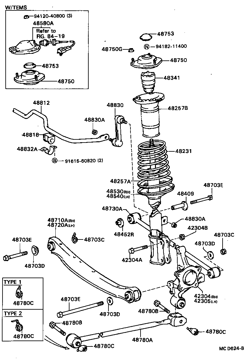 48231-32560 SPRING, COIL, REAR product image