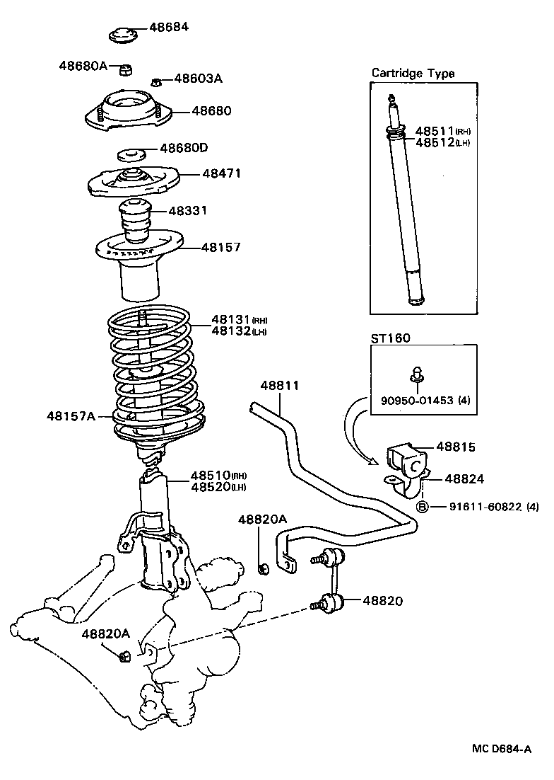48131-2D650 SPRING, FRONT COIL, LH product image
