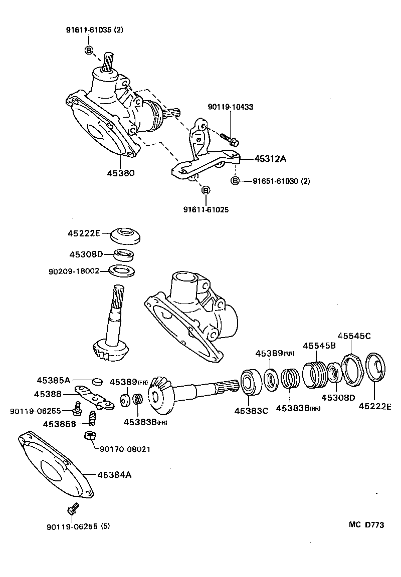 45204-26041 COVER, STEERING COLUMN HOLE product image