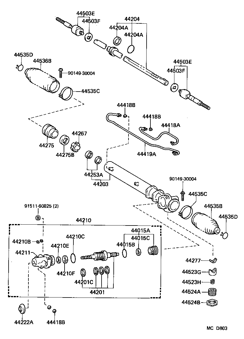 44105-26010 HOUSING SUB-ASSY, VALVE product image