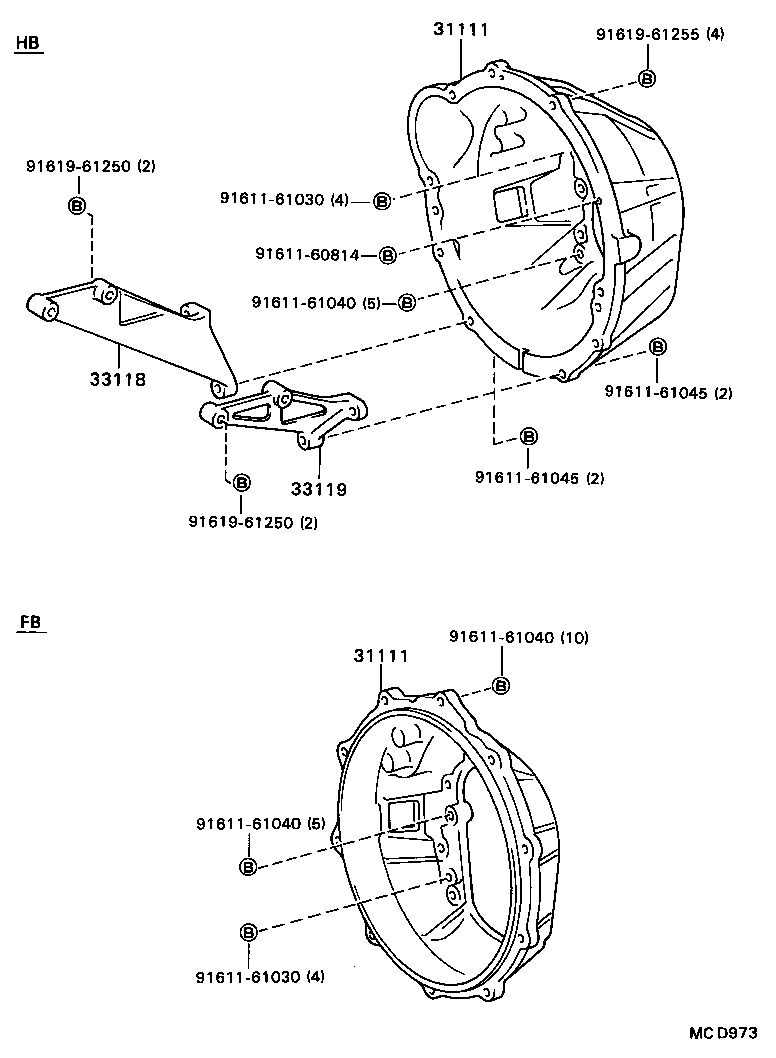 33111-36062 CASE, MANUAL TRANSMISSION product image
