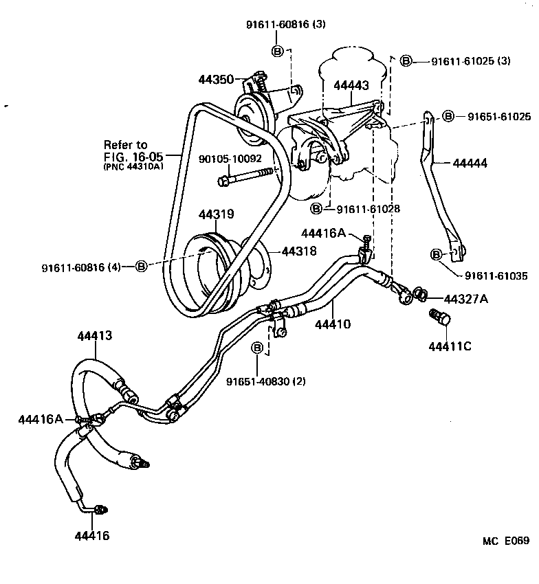 44446-26010 STRUT, ADJUSTING product image