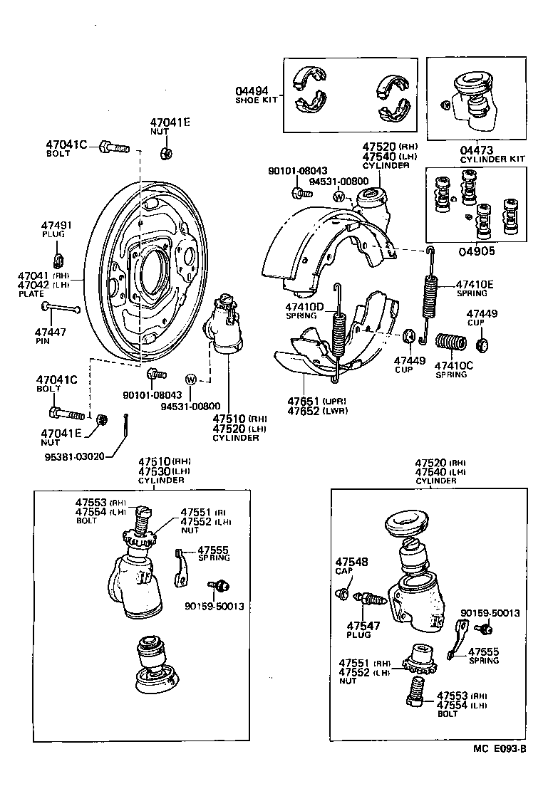90102-12005 BOLT(FOR BACKING PLATE TO STEERING KNUCKLE ARM SETTING) product image