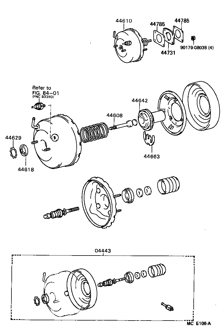 44730-60040 VALVE ASSY, VACUUM CHECK(FOR BRAKE) product image