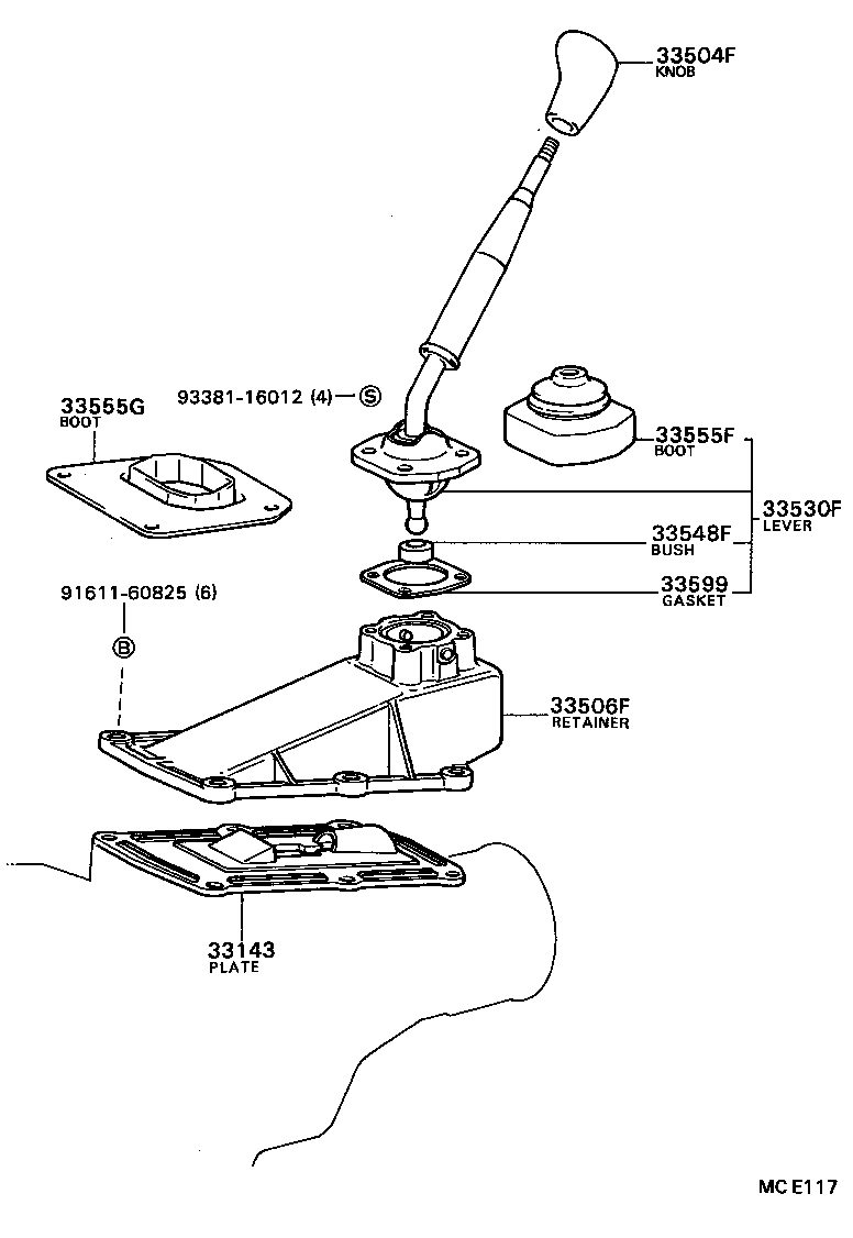 33502-24040 PLATE SUB-ASSY, SHIFT LEVER product image