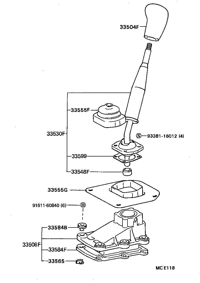33502-24040 PLATE SUB-ASSY, SHIFT LEVER product image