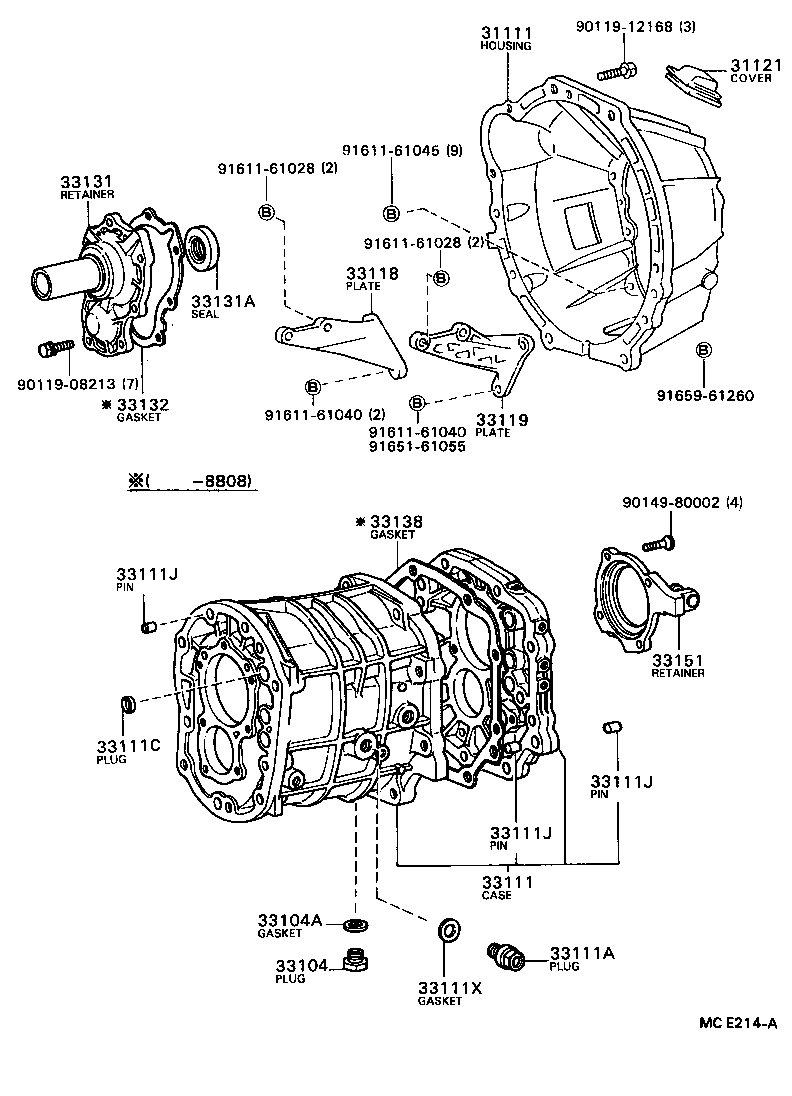 33119-28010 PLATE, STIFFENER, LH(MTM) product image