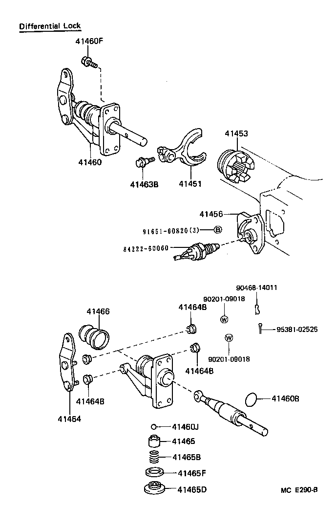 41110-60221 CARRIER ASSY, DIFFERENTIAL, REAR product image