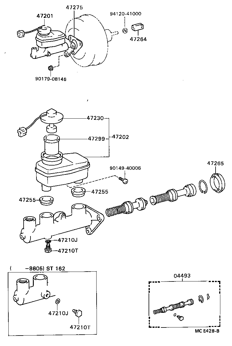 47202-20340 RESERVOIR SUB-ASSY, BRAKE MASTER CYLINDER product image