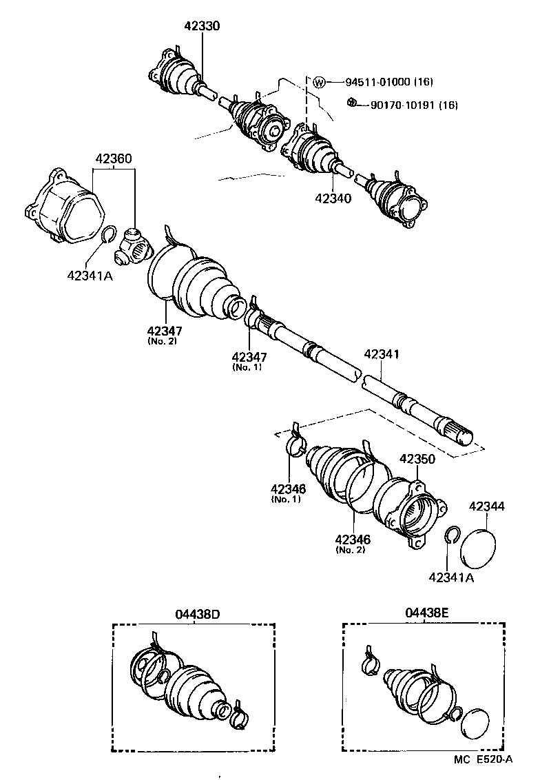42303-30020 FLANGE SUB-ASSY, REAR AXLE product image