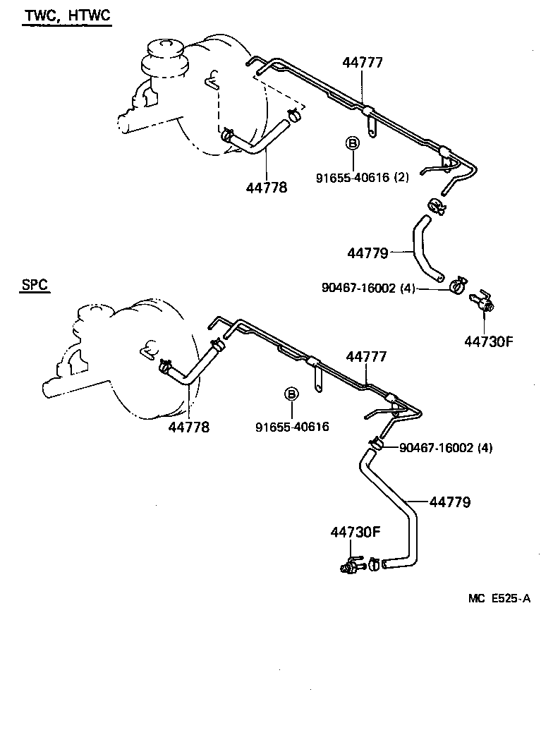 04443-30640 BOOSTER KIT, BRAKE product image