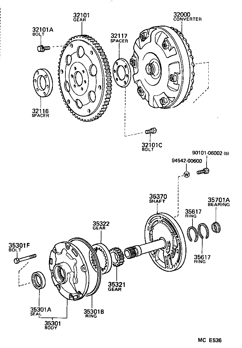 32000-30220 CONVERTER ASSY, TORQUE product image