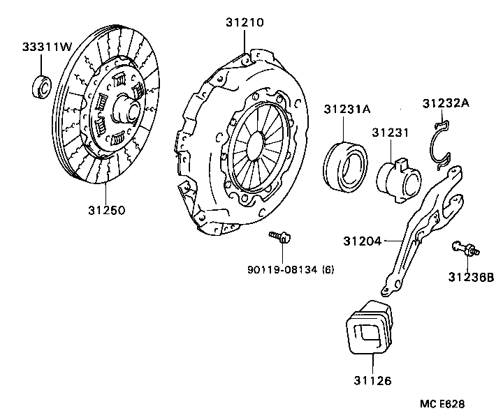 31210-36130 COVER ASSY, CLUTCH product image