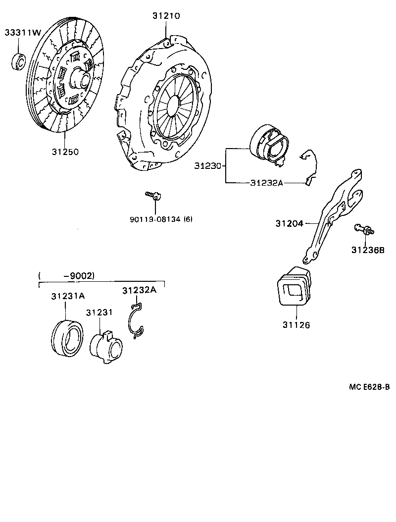 31231-36120 HUB, CLUTCH RELEASE BEARING product image
