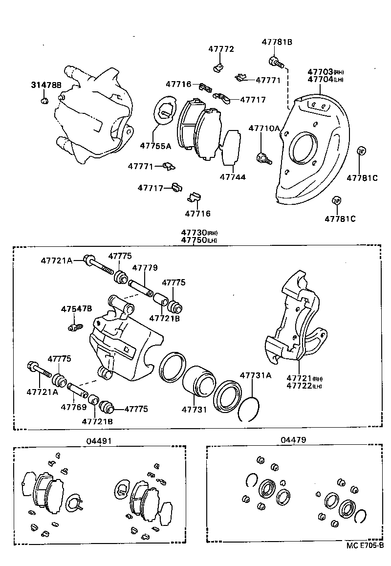47703-36050 COVER SUB-ASSY, DISC BRAKE DUST, FRONT RH product image