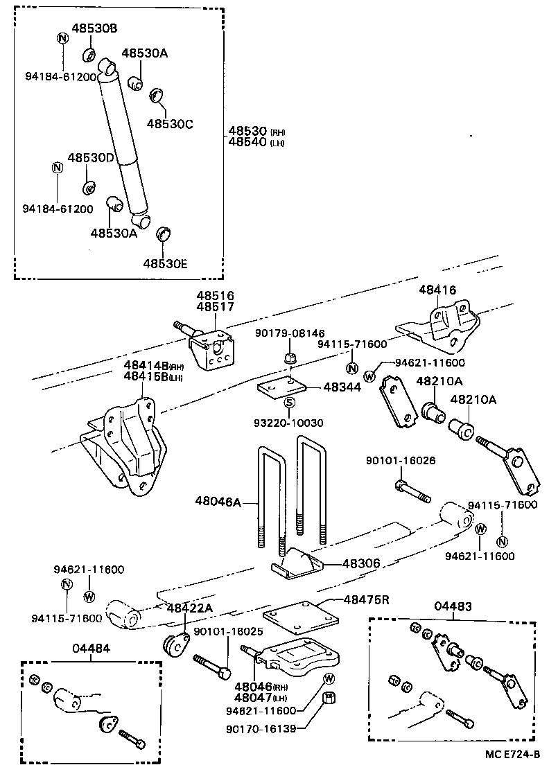 48202-3B200 LEAF, REAR SPRING, NO.3 product image