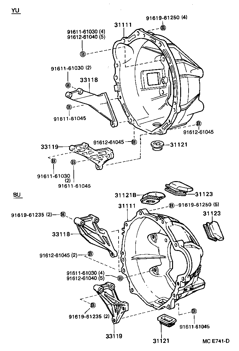 33131-36080 RETAINER, BEARING, FRONT(MTM) product image