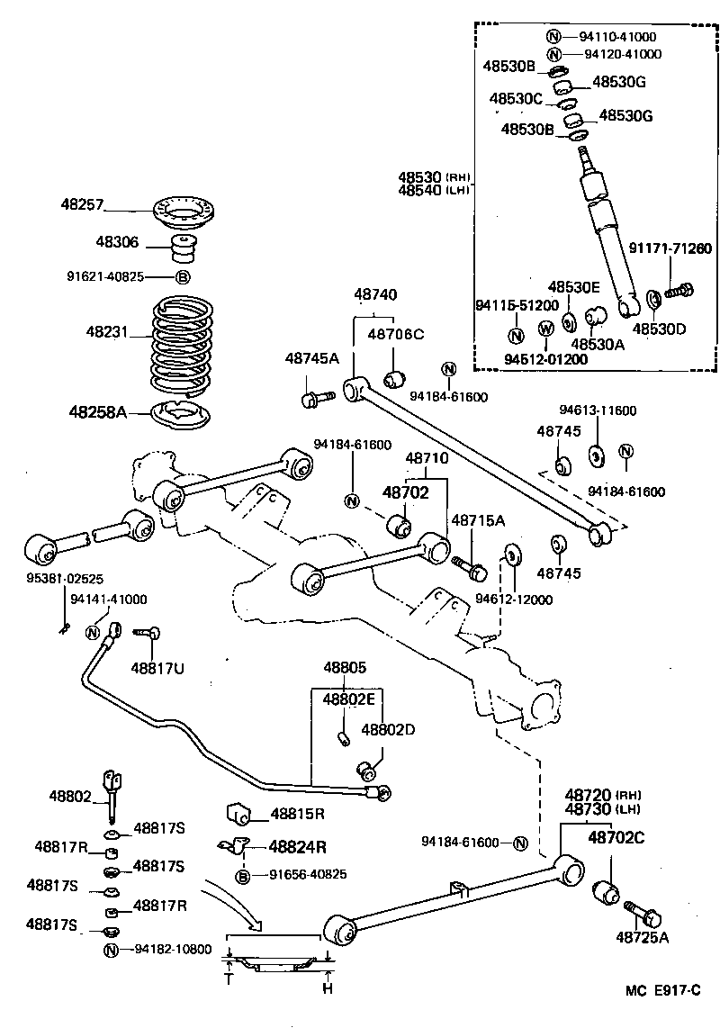 48202-26510 LEAF, REAR SPRING, NO.3 product image