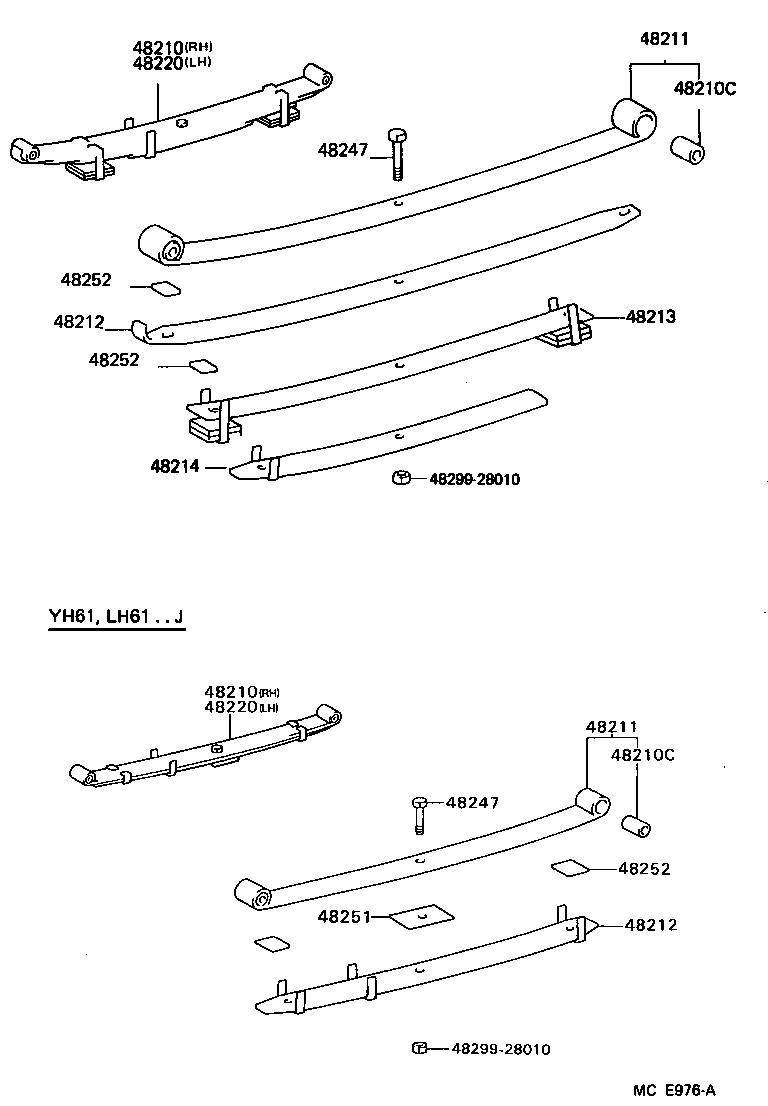 90117-14027 BOLT, U(FOR REAR SPRING) product image