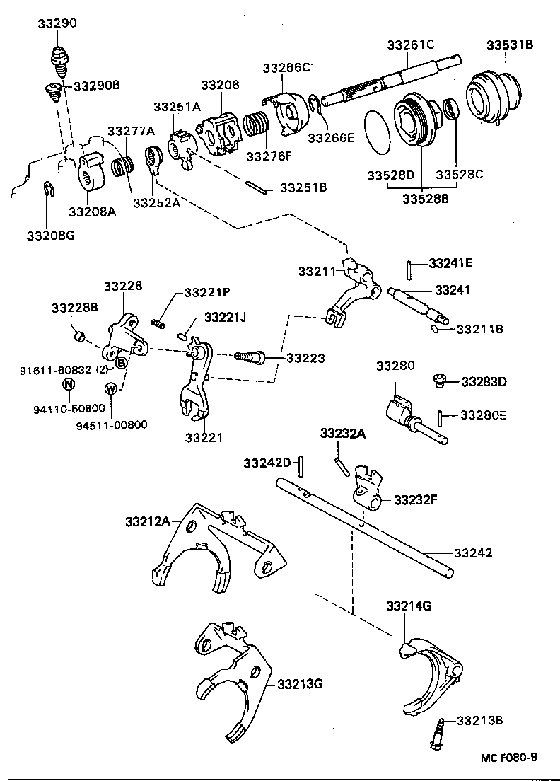 90119-10216 BOLT (FOR CONTROL SHAFT COVER) product image