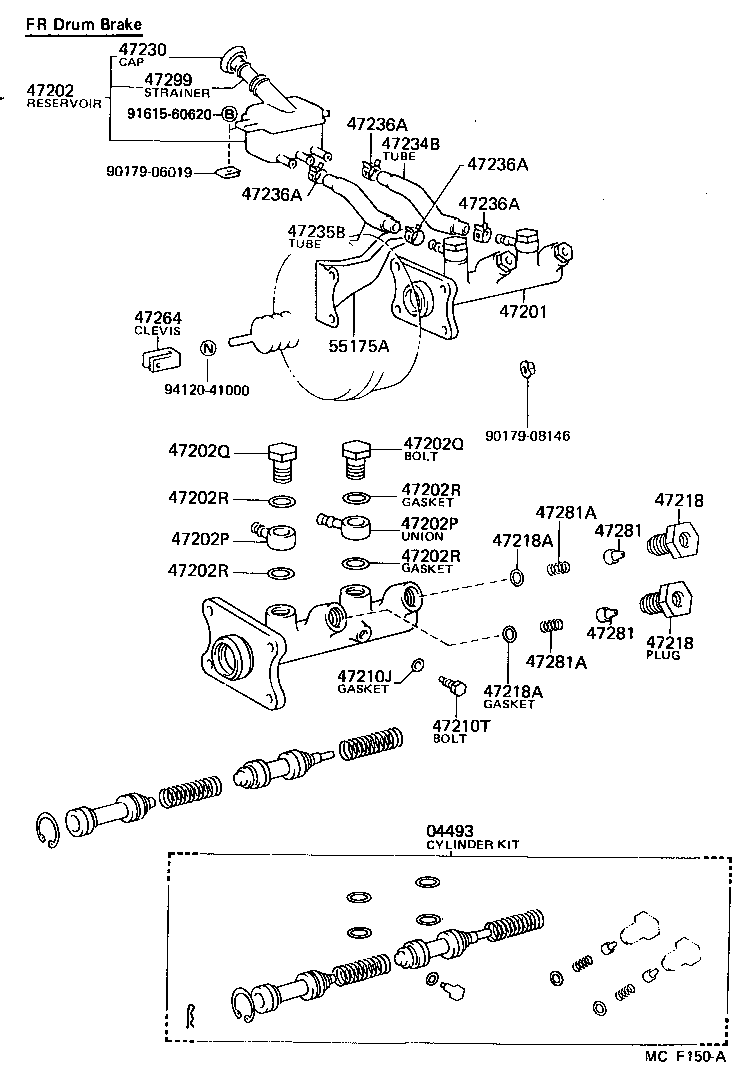 47218-26050 PLUG, MASTER CYLINDER FLUID OUTLET product image