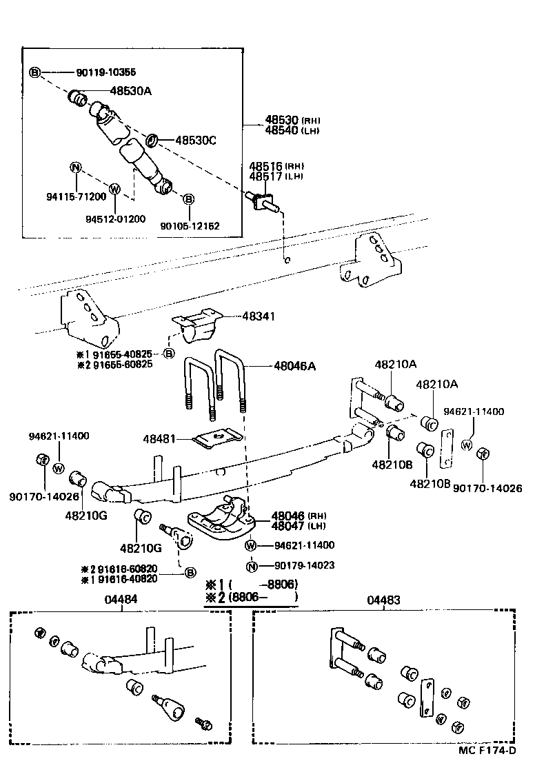 90385-16010 BUSH(FOR REAR SHOCK ABSORBER) product image