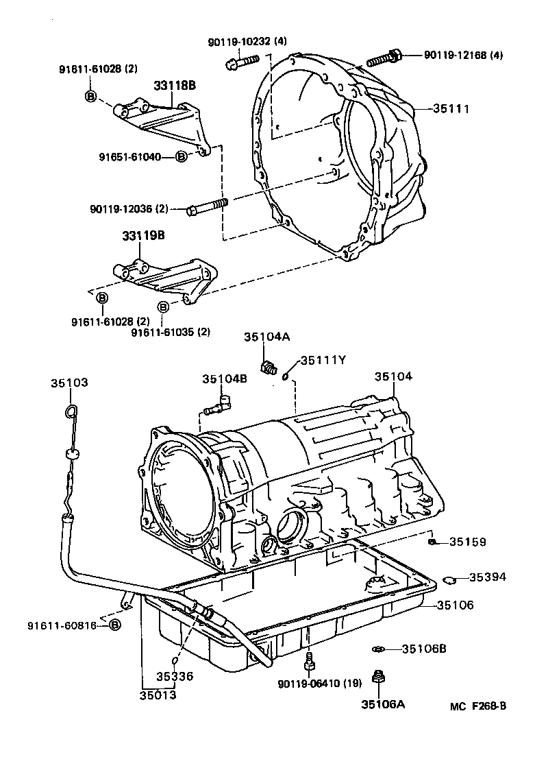 35106-30120 PAN SUB-ASSY, AUTOMATIC TRANSMISSION OIL product image