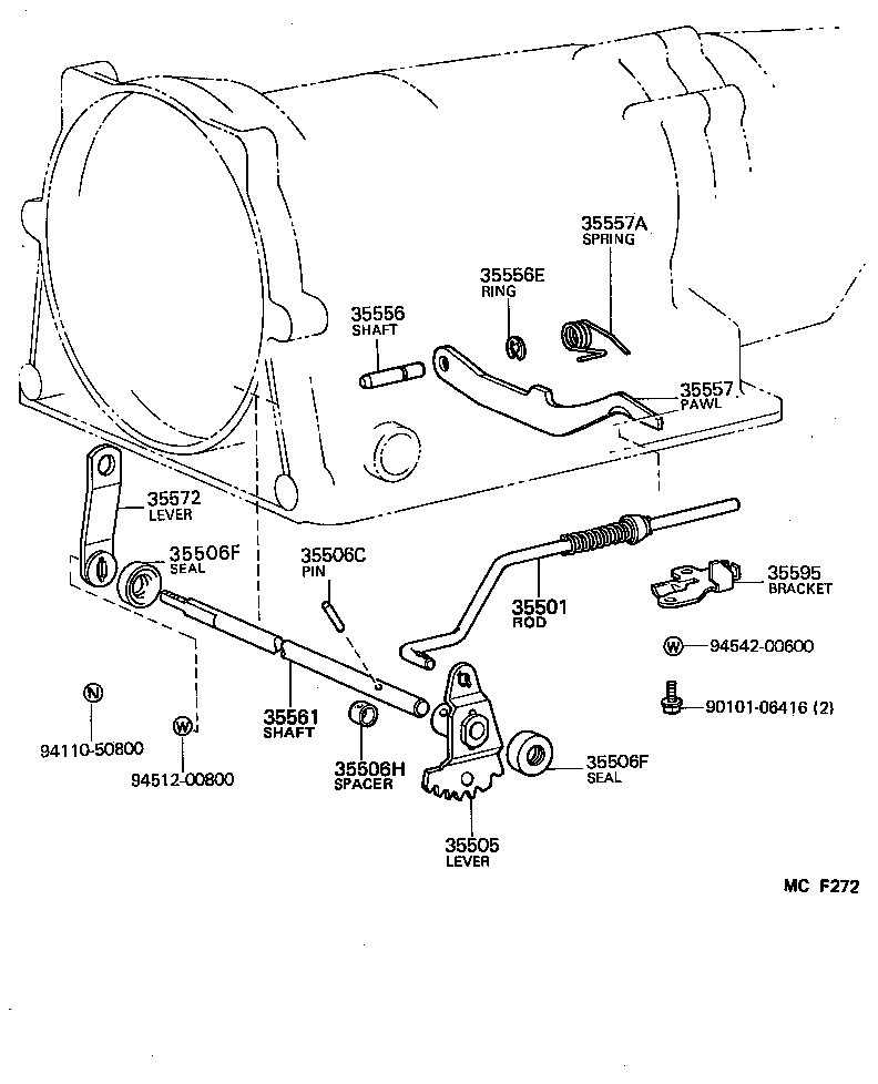 35520-30190 CABLE ASSY, THROTTLE product image