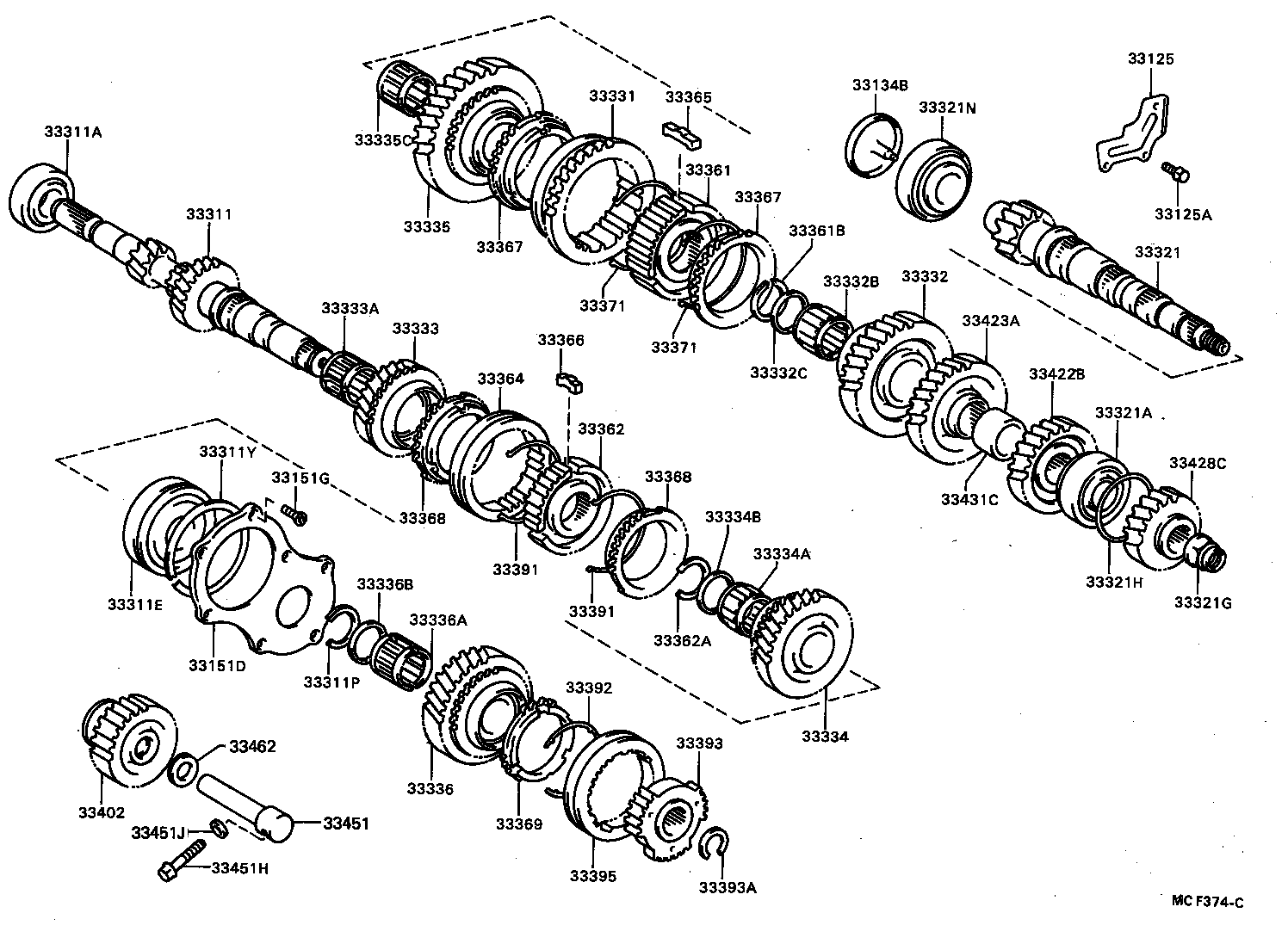 33032-20060 GEAR, 1ST product image