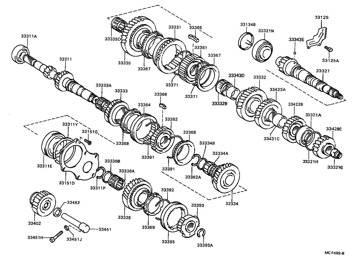 33034-32040 GEAR, 3RD product image