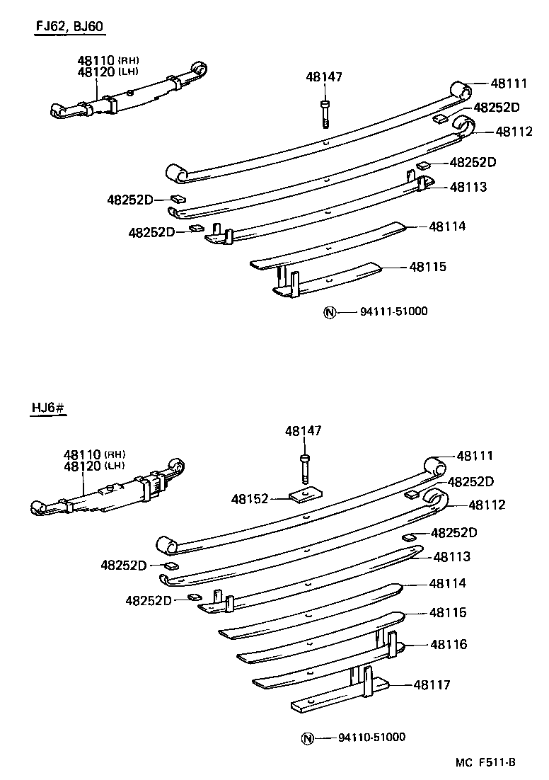 48110-60281 SPRING ASSY, FRONT, RH product image