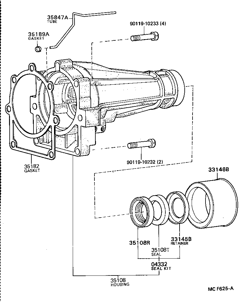 35108-24012 HOUSING SUB-ASSY, EXTENSION (ATM) product image