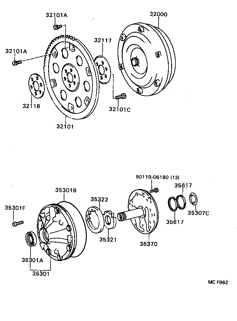 35321-22110 GEAR, FRONT OIL PUMP DRIVE product image