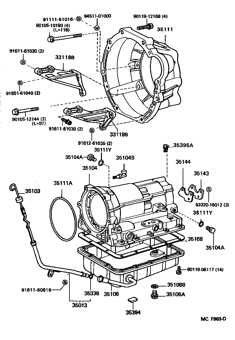 35106-22022 PAN SUB-ASSY, AUTOMATIC TRANSMISSION OIL product image
