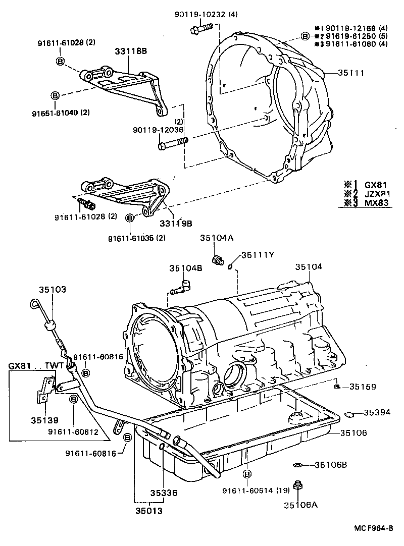 35106-22051 PAN SUB-ASSY, AUTOMATIC TRANSMISSION OIL product image