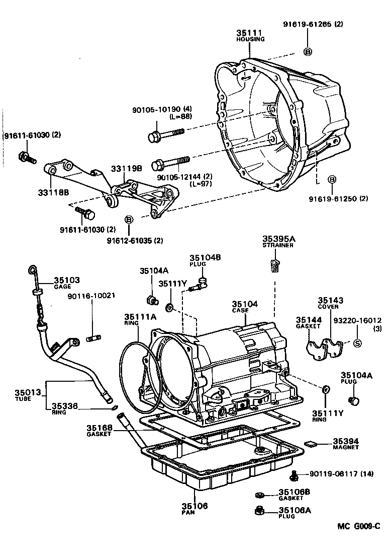 35106-30041 PAN SUB-ASSY, AUTOMATIC TRANSMISSION OIL product image