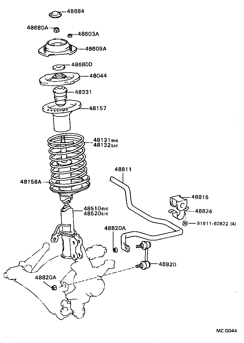 48131-2G341 SPRING, FRONT COIL, RH product image