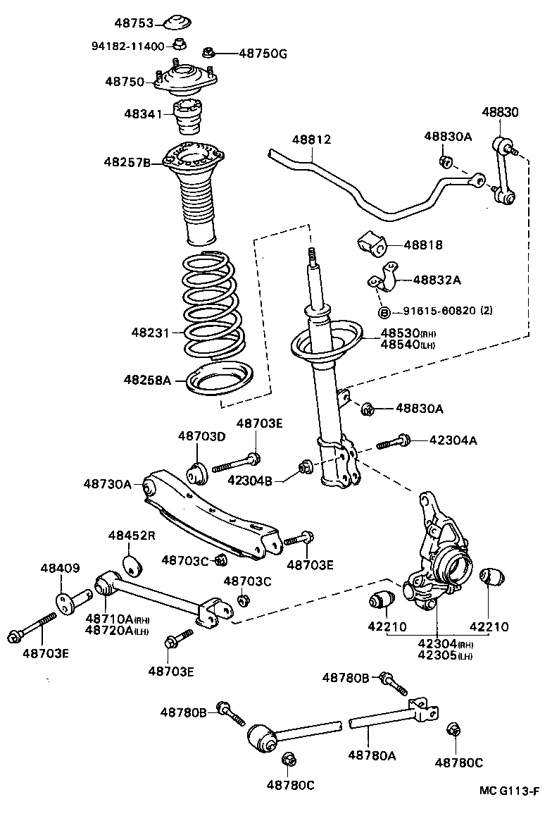 48231-32590 SPRING, COIL, REAR product image