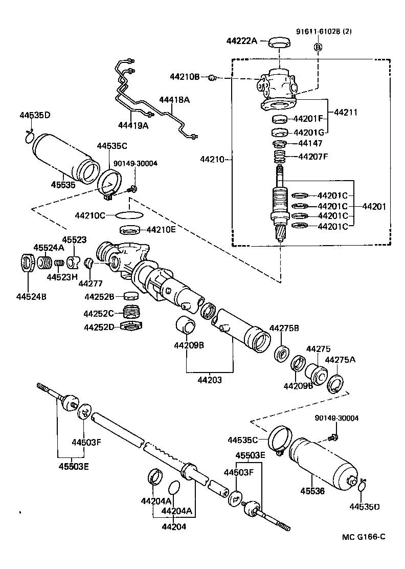 44457-24040 BRACKET, TUBE SUPPORT, NO.1 product image