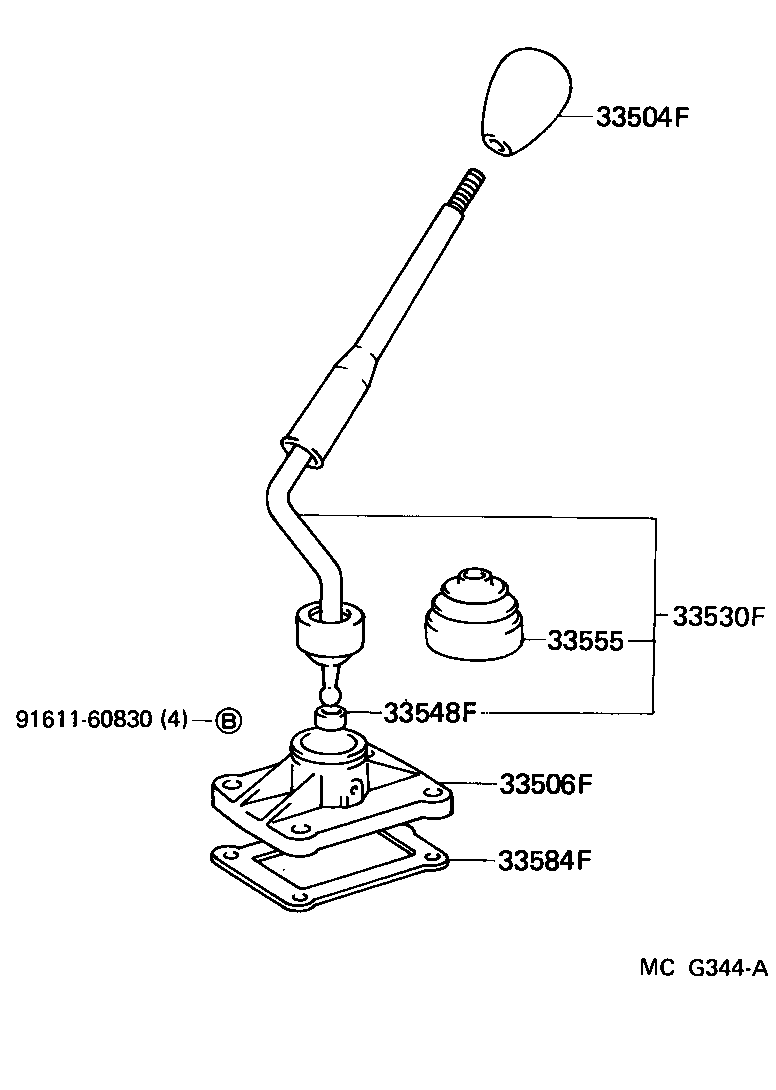 33182-35020 GASKET, CONTROL SHIFT LEVER RETAINER (FOR FLOOR SHIFT) product image