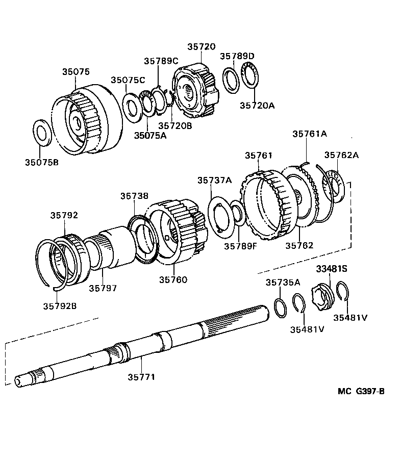 33481-30070 GEAR, SPEEDOMETER DRIVE (ATM) product image