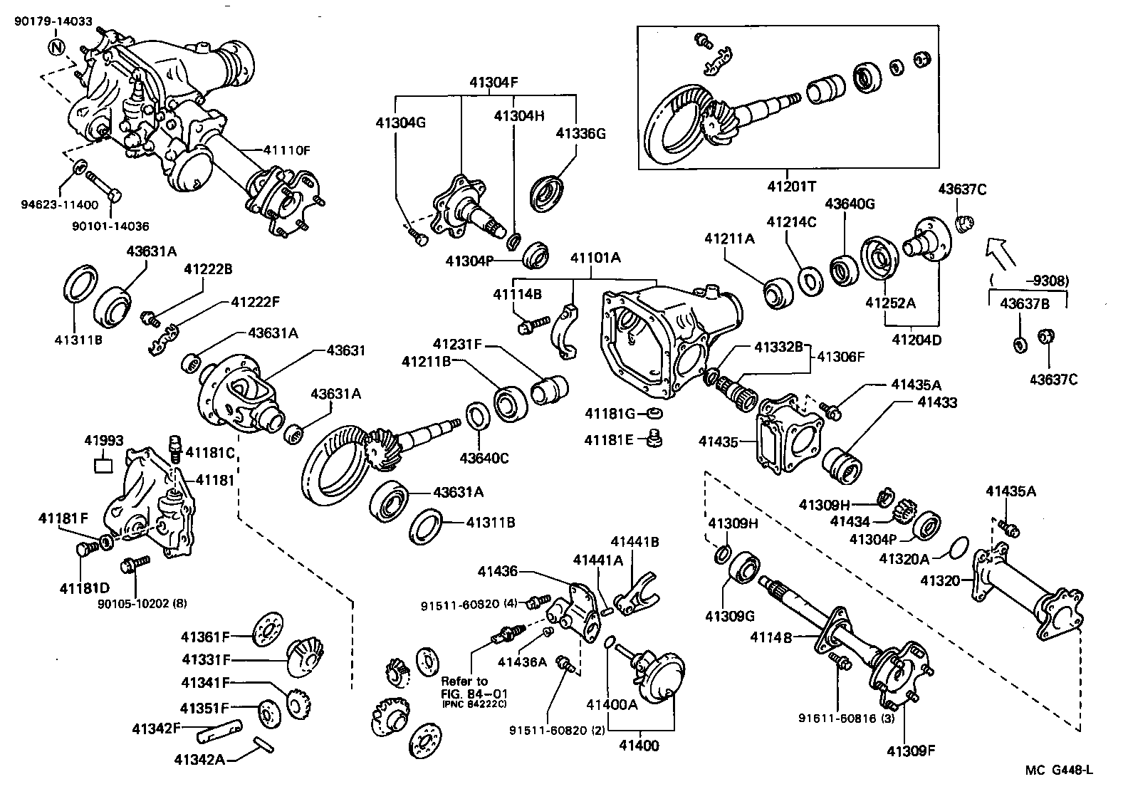41110-35440 CARRIER ASSY, DIFFERENTIAL, FRONT product image
