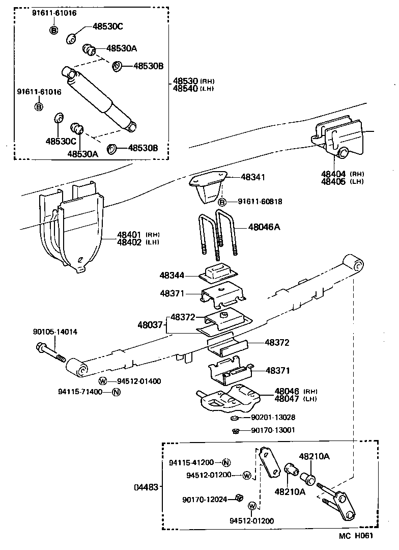 48231-27110 SPRING, COIL, REAR product image