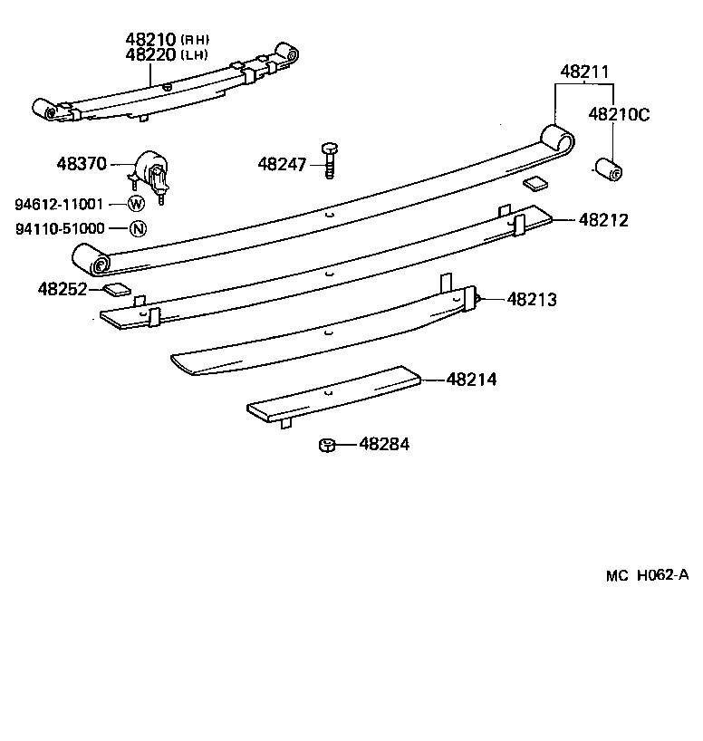 48231-27110 SPRING, COIL, REAR product image