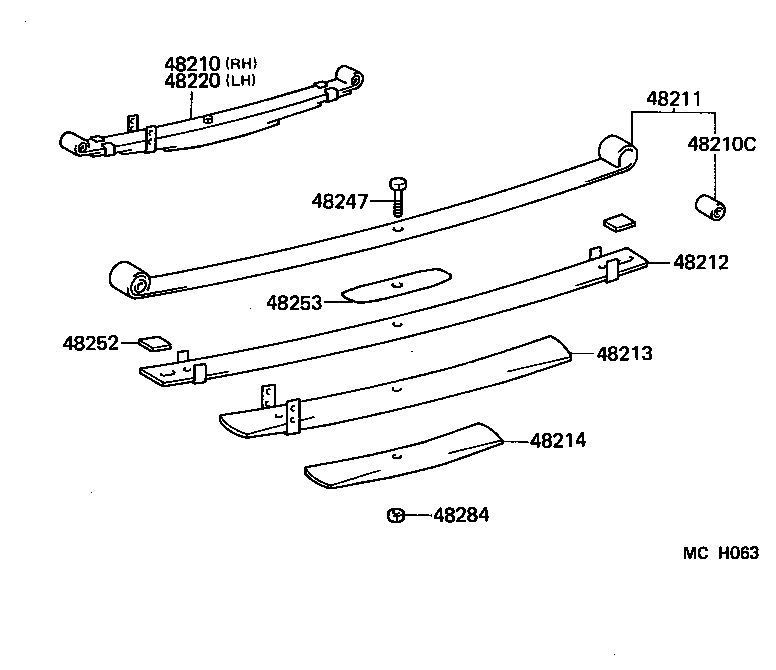 48231-27110 SPRING, COIL, REAR product image